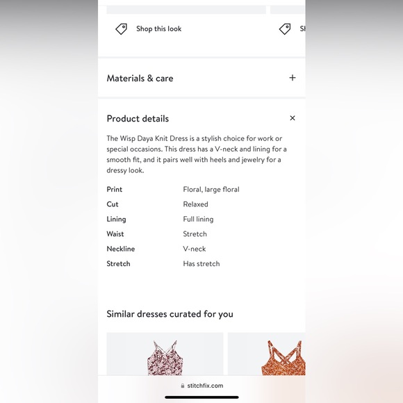 Stitch Fix Wisp Daya Knit Dress -20W, 2X - plus size - burgundy floral - EUC - Picture 2 of 4